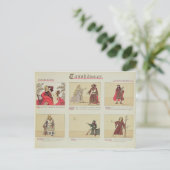 Zes scènes voor de opera "Tannhauser" Briefkaart (Staand voorkant)