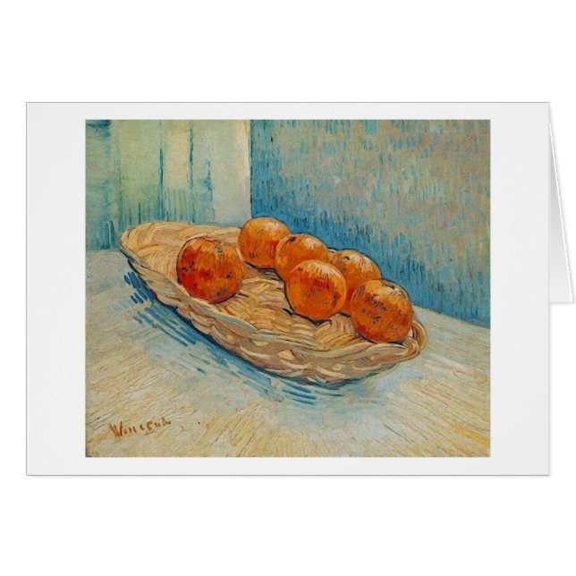 Zes Sinaasappels (F395) Van Gogh Fine Art (Voorkant Horizontaal)