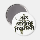 Zes snaargeladen magneet (Voorkant / Achterkant)