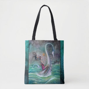 Zes van Staven Tarot Fantasie Kunst van Molly Harr Draagtas