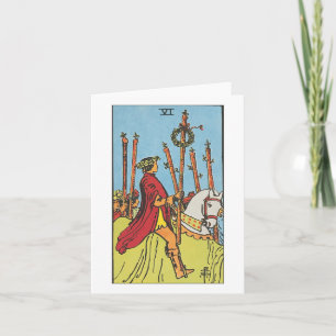 Zes van toverstokken - Rider Waite Smith tarot Kaart