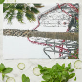 Zes Vlag Magische Berg Theedoek (Gevouwen)