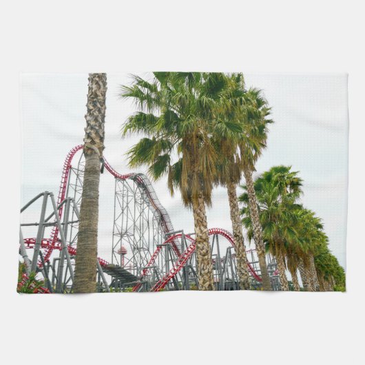 Zes Vlag Magische Berg Theedoek (Horizontaal)