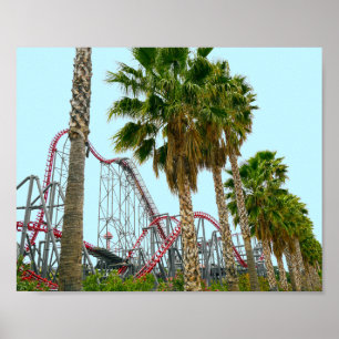 Zes Vlaggen Magic Mountain Poster