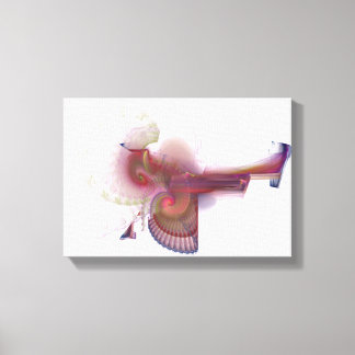 Zes-winged-seraph - Digitale fractal Canvas Afdruk