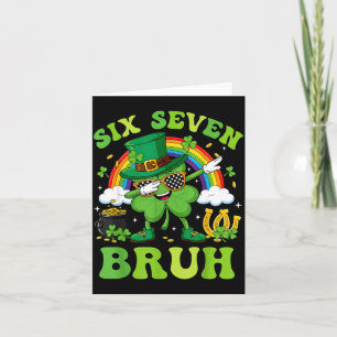 Zes zeven 67 meme bruh cool St. Patrick's Day tien Kaart