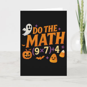 Zes Zeven 67 Meme Doe de Wiskunde Halloween Alpha Kaart