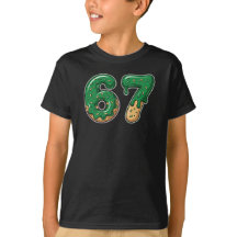 Zes Zeven 6 7 Grappige Meme Donut St. Patrick's Da