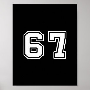 Zes Zeven 6 7 Meme 67 Poster