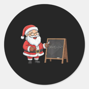 Zes Zeven 6 7 Meme Sinterklaas Kerstmis Xmas Leraa Ronde Sticker