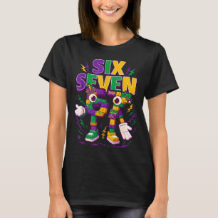 Zes Zeven Brainrot Italiaans Grappig 67 Kinderen M T-shirt