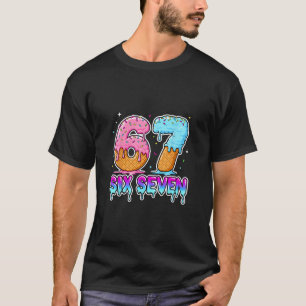 Zes Zeven Ijs Drip Cool Meme 67 Grappige Gen Al T-shirt