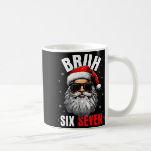 Zes Zeven Kerst Bruh Kerstman Jongens Mannen Grapp Koffiemok