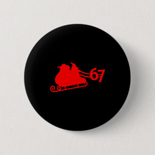 Zes Zeven Kinderen 67 Jongens Meisjes 6 7 Kerstman Ronde Button 5,7 Cm