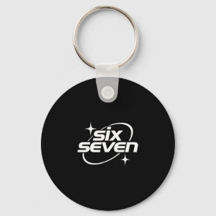 Zes Zeven Meme Cool Y2k 67 Gen Alpha Slang Sleutelhanger