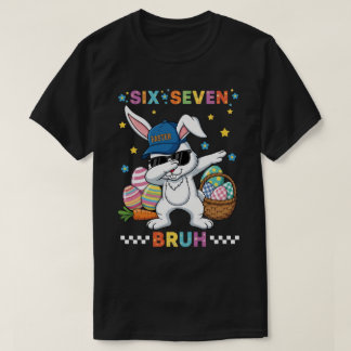 Zes-zeven meme vrolijk pasen 2026 t-shirt