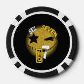 Zes Zeven Poker Chips! Chips (Achterkant)