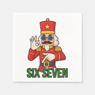 Zes Zeven Sneeuwman Kerst Notenkraker 6 7 Xmas Servet