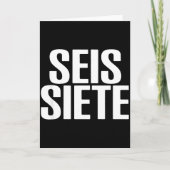 Zes Zeven Spanjerhemd  Kaart (Voorkant)