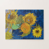 Zes zonnebloemen, Van Gogh Legpuzzel (Horizontaal)