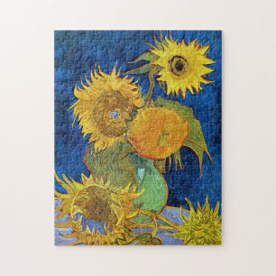 Zes zonnebloemen, Van Gogh Legpuzzel