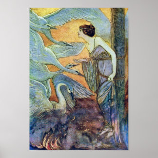 Zes Zwans Fairy Tale Poster