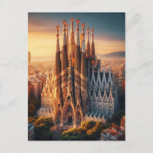 zESa13 BARCELONA Basiliek Sagrada Familia, Briefkaart