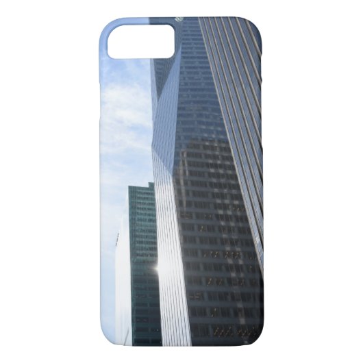 Zesde Avenue Architecture New York City Skyscraper Case-Mate iPhone Case (Achterkant)