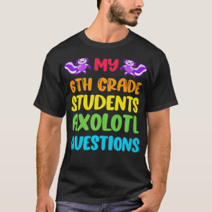 Zesde graad leraar I olotl vraagt om regenboog T-shirt