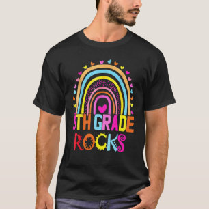 Zesde Grade Rocks Eerste Dag Team Zesde Grade Rege T-shirt