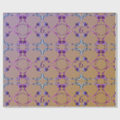 Zesde Jubileum Amethyst Rozen Cadeaupapier (Vlak)