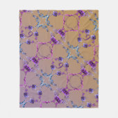 Zesde Jubileum Amethyst Rozen Fleece Deken (Voorkant)