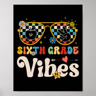Zesde klas sfeer - 6e klas team retro 1e dag O Poster