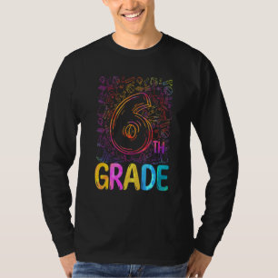 Zesde klas Tie Dye Student Leraar  Terug naar scho T-shirt