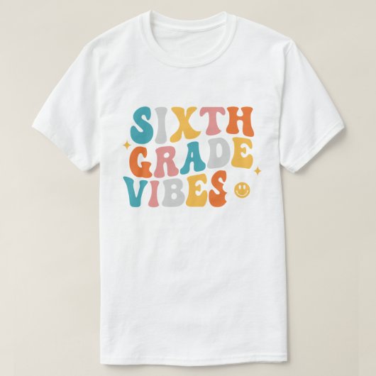 Zesde klas vibes t-shirt (Design voorkant)