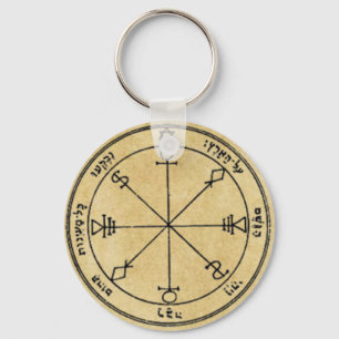 Zesde Pentacle van de Maan Sleutelhanger