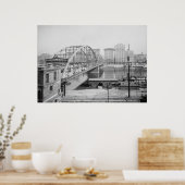 Zesde straat Bridge Poster (Keuken)