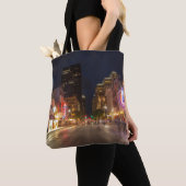 Zesde straat in Dusk in het centrum van Austin, Te Draagtas (Dichtbij)