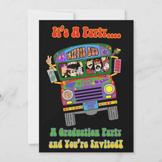 Zesde thema Afstuderen Uitnodiging (Voorkant)