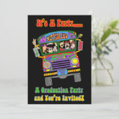 Zesde thema Afstuderen Uitnodiging (Staand voorkant)