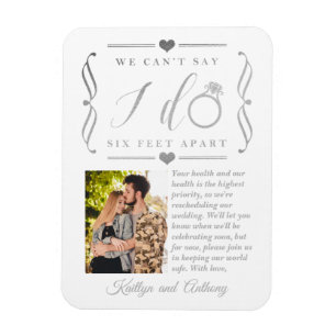 ZesenFeet Apart Wedding Postponement Verandering v Magneet