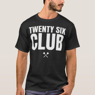 Zesentwintig Club 26 Score Grapjas Pijltjes Speler T-shirt