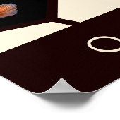 Zeshoeken Sinaasappel is alles wat ik heb! Aangepa Poster (Hoek)