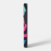 Zeshoekig geometrisch patroon iPhone hoesje (Linkerkant)