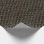 Zeshoekige harmonie: Art Deco Elegantie Cadeaupapier (Hoek)