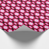 zespuntige witte sterren cadeaupapier (Hoek)