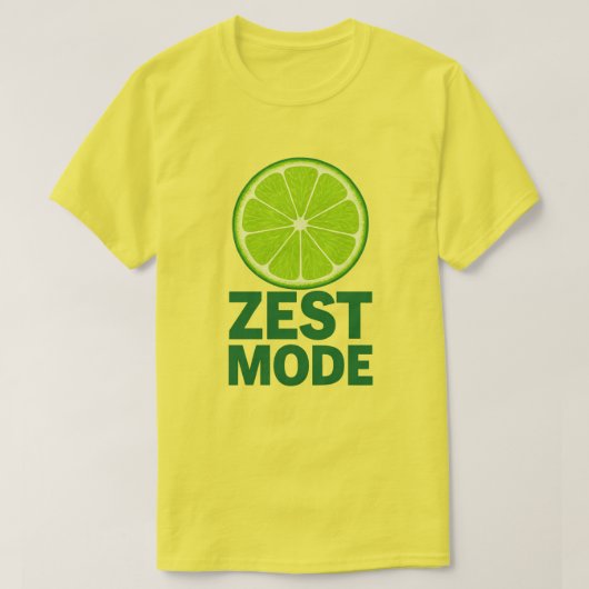 Zest-modus T-shirt (Design voorkant)