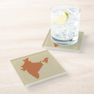 Zest Spice Moods India Glazen Onderzetter