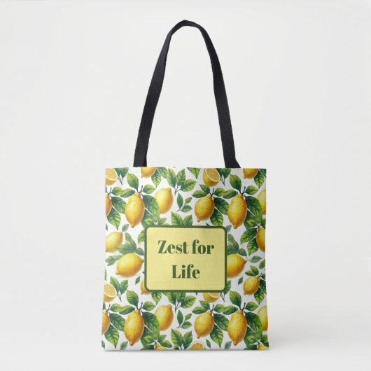 Zest voor Life Lemons Draagtas (Voorkant)