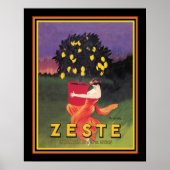 "Zeste" Franse limonade AD-16x20 Poster (Voorkant)